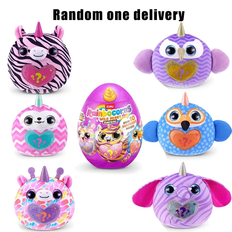 

Zuru Random Yunbo Magic Egg Blind Box Toys: Модные развивающие плюшевые игрушки-сюрпризы для детей (Единорог, Коала, Слон, Носорог)