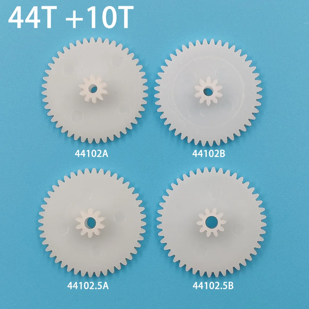 44102A 44102B 44102.5A 44102.5B 0.5M Gear OD=23mm 44 Teeth + 10 Teeth 2mm/ 2.5MM Steampunk Hole Double Plastic Gears 10PCS/LOT