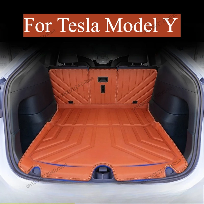 

Front and Rear Trunk Mat Full Coverage Modely Cargo Liner Accessories ProtectiveCover For Tesla Model Y 2025 2024 2023 2022 2021