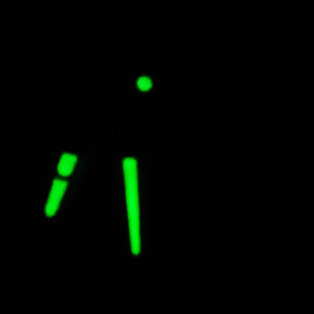 RICHUS NH ساعة يد أسود/أخضر/برتقالي ساعة يد خضراء مضيئة تناسب NH35 NH36 ETA2824 2836 Miyota82 DG ملحقات الحركة