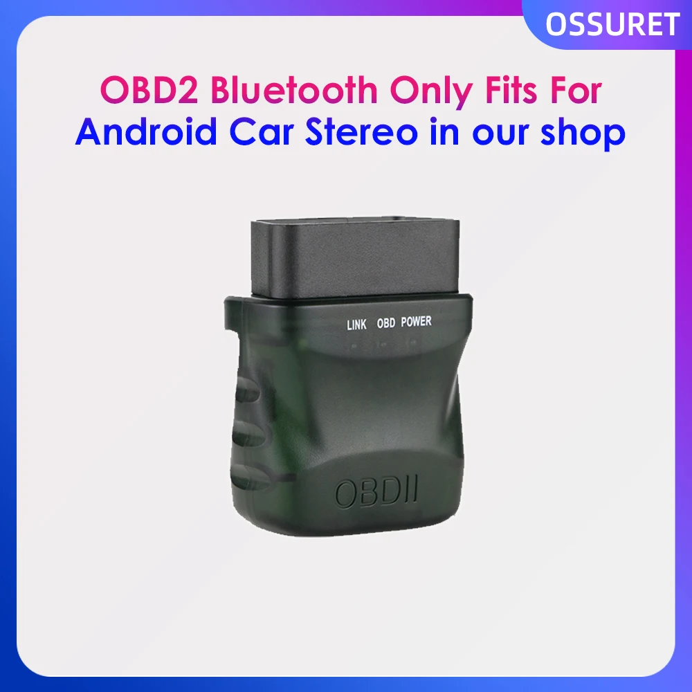 

Car Monitor PJ-908 Bluetooth OBD2 Scanner Torque Pro for Ossuret Brand Android Stereo Navigation Autoradio Head Unit Audio Video