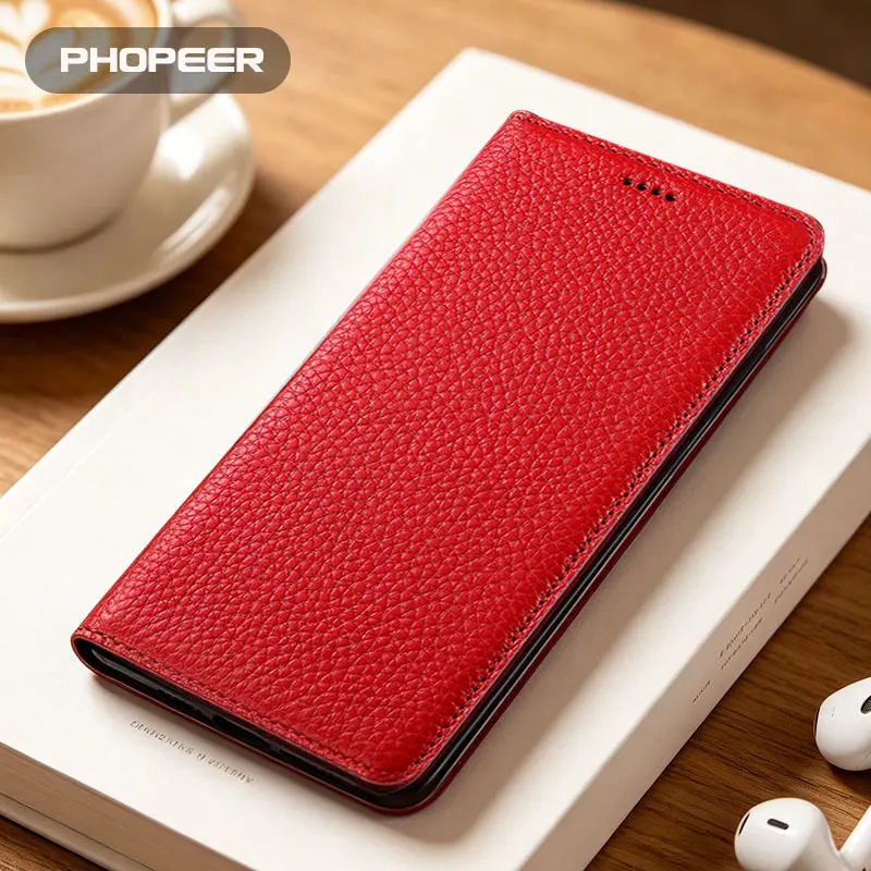 xiaomi-poco-fシリーズ（f8-f7-f6-f5-f4-f3-f1-pro-ultra-gt-5g）用高級本革スマホケース-ライチ柄カードケース