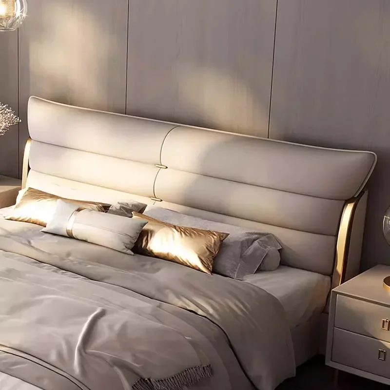 Letto estetico moderno Organizzatore multifunzione King Size Letto matrimoniale Spazio portaoggetti Marco De Cama Queen Moderno Mobili di lusso