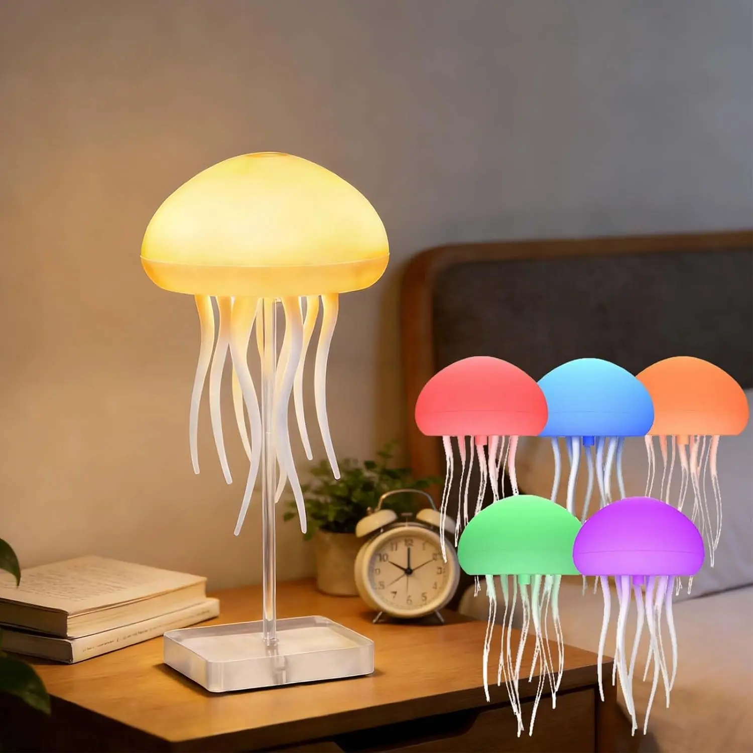 luminaria-de-Agua-viva-luminaria-de-Agua-viva-com-controle-de-voz-e-pernas-dancantes-luminaria-de-cabeceira-de-Agua-viva-com-gradiente-rgb-recarregavel-via-usb-para-quarto