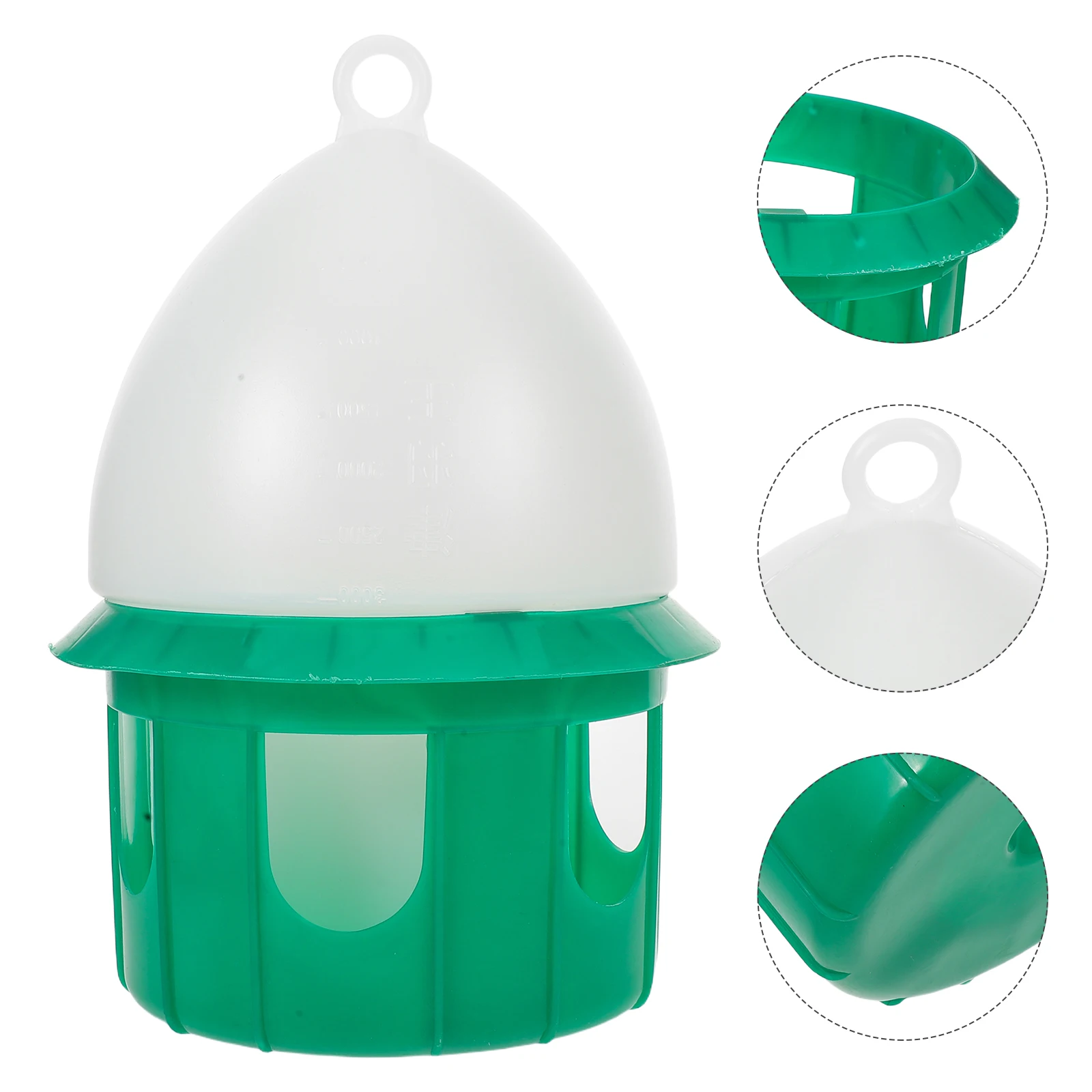 

4L Bird Cage Water Dispenser Plastic Durable Feeder For Lovebirds Cockatiel Budgie Conure Parakeet Indoor Outdoor Use Pet Bird