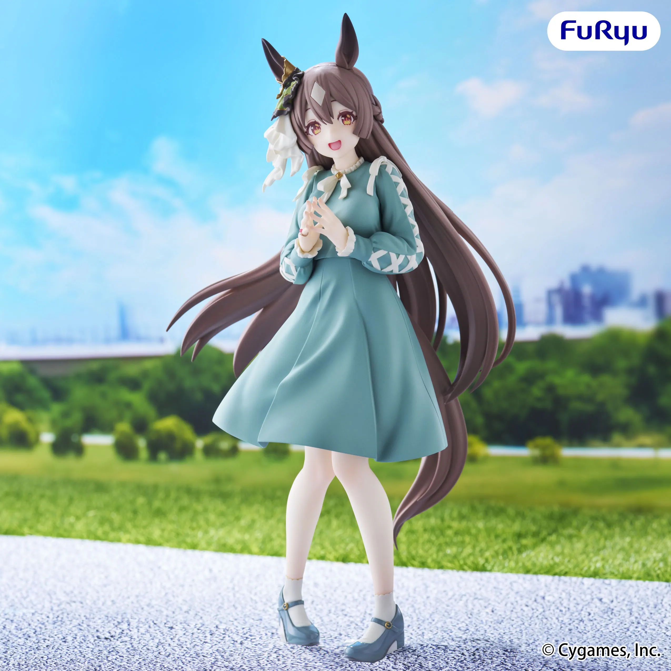 

Оригинальная фигурка Furyu Umamusume: Pretty Derby Trio-Try-iT - Сатоно Даймонд, ПВХ, коллекционная фигурка Furyu, игрушка-модель