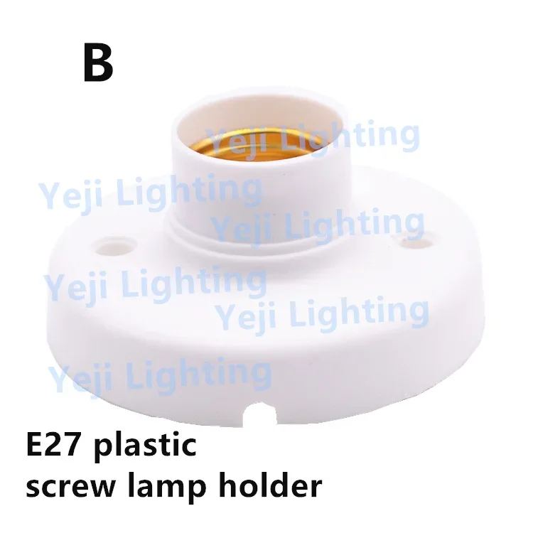 E27 ceiling light plastic lamp holder