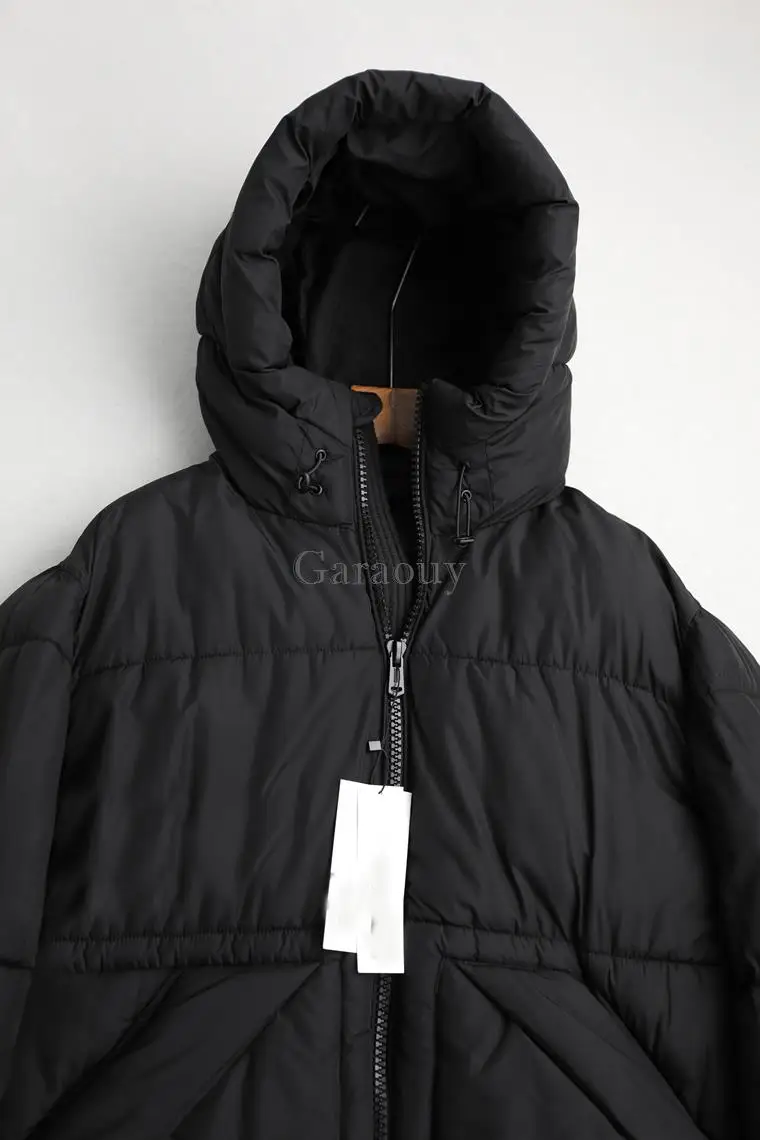 Garaouy 2023 inverno nuovi parka caldi da uomo Streetwear cappotti di cotone caldo giacche maschili sottili capispalla imbottita antivento