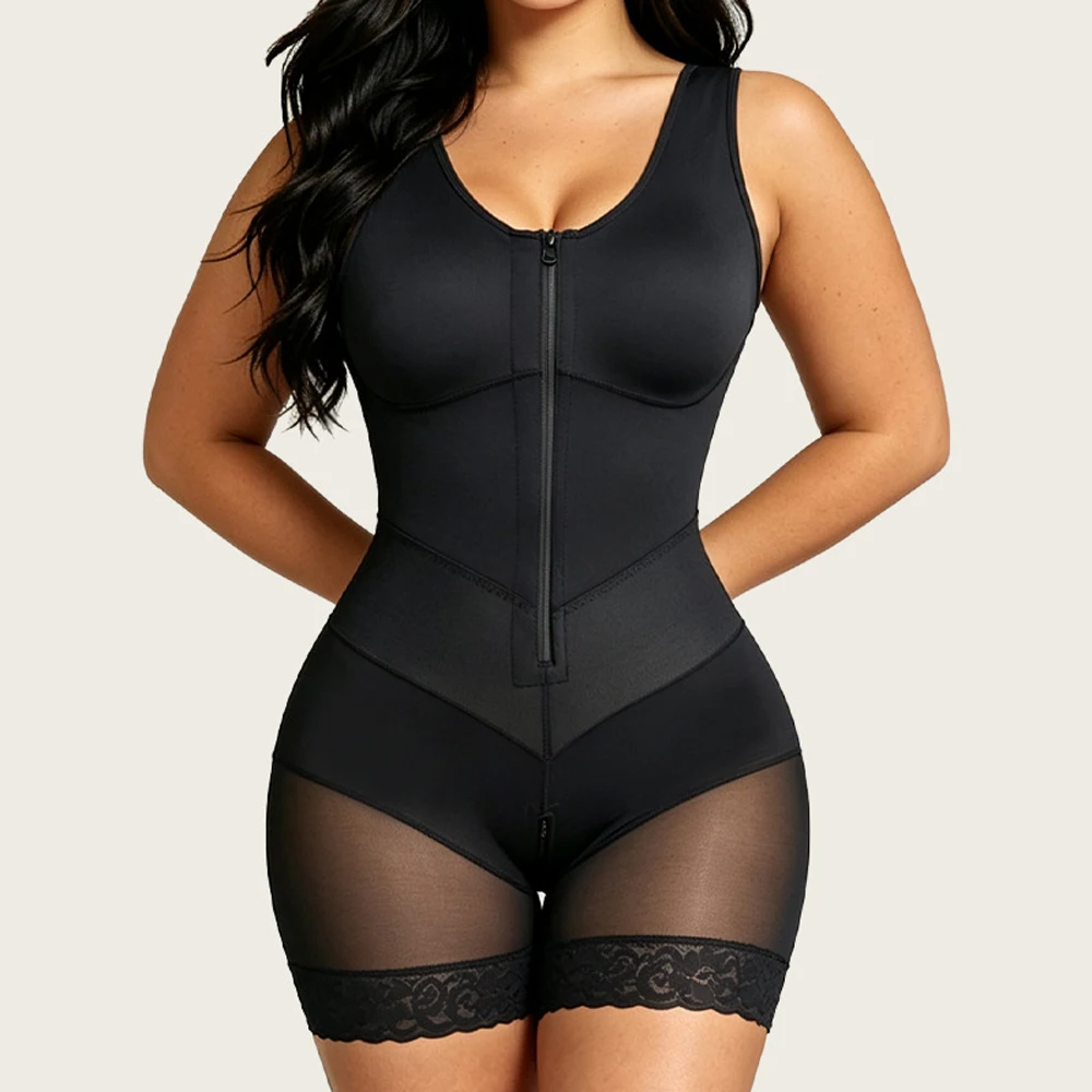 body-modellante-a-corpo-intero-taglie-forti-con-cerniera-frontale-controllo-addominale-sollevamento-glutei-snellente-cosce-bordo-in-pizzo-shapewear-post-parto-per-donna