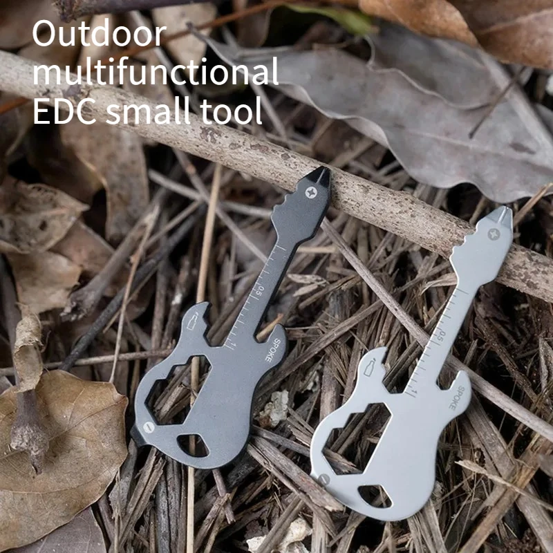 

Outdoor Multifunctional Creative Bottle Opener Portable Camping Emergency Measuring Ruler Wrench EDC Tool Accessories