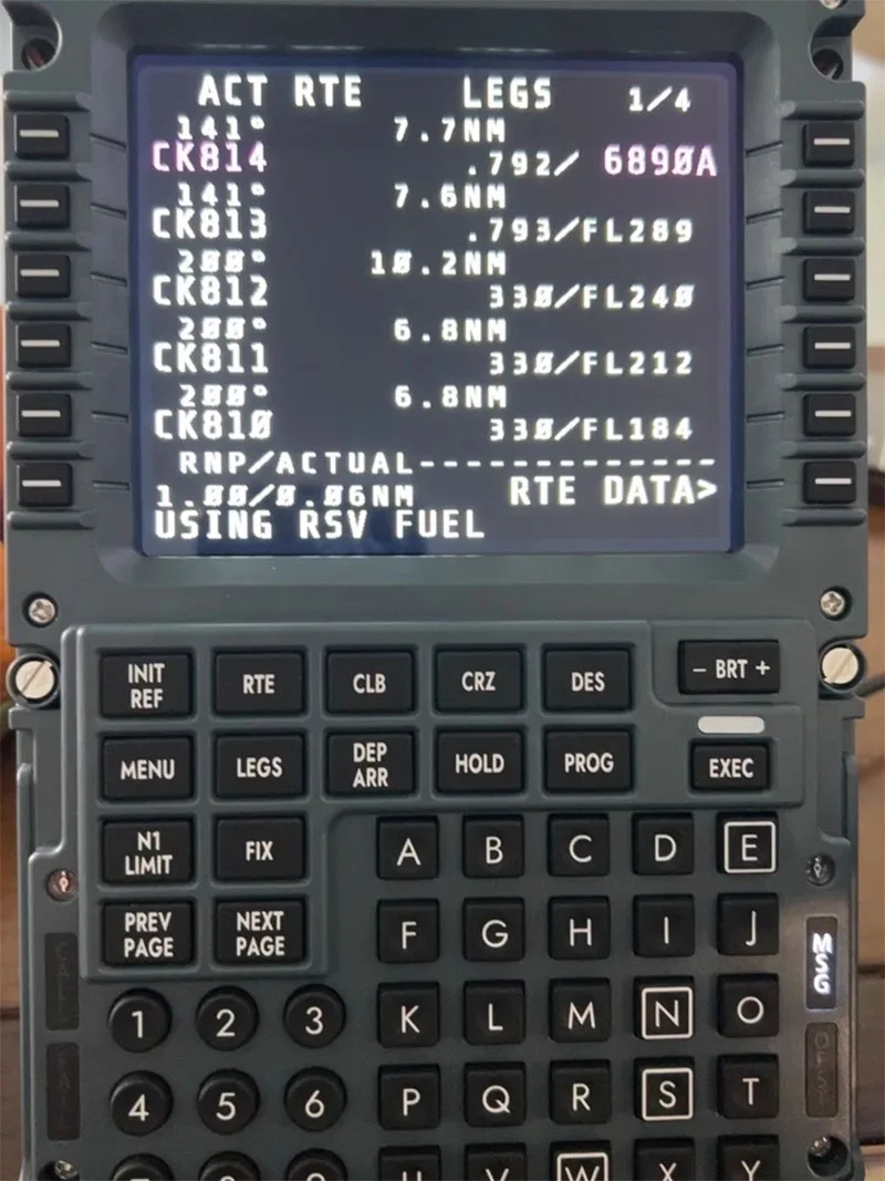 WINWING PFP 3N Flight Control Display Civil Aviation Control Panel Dual-mode Display Drive for X-Plane MSFS Flight Simulator