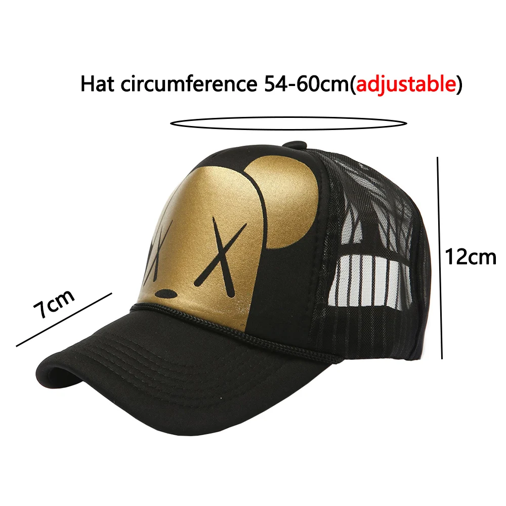 Gorra de béisbol transpirable para hombre y mujer, gorro de camionero, ajustable, estilo Hip Hop, Snapback de malla, Verano