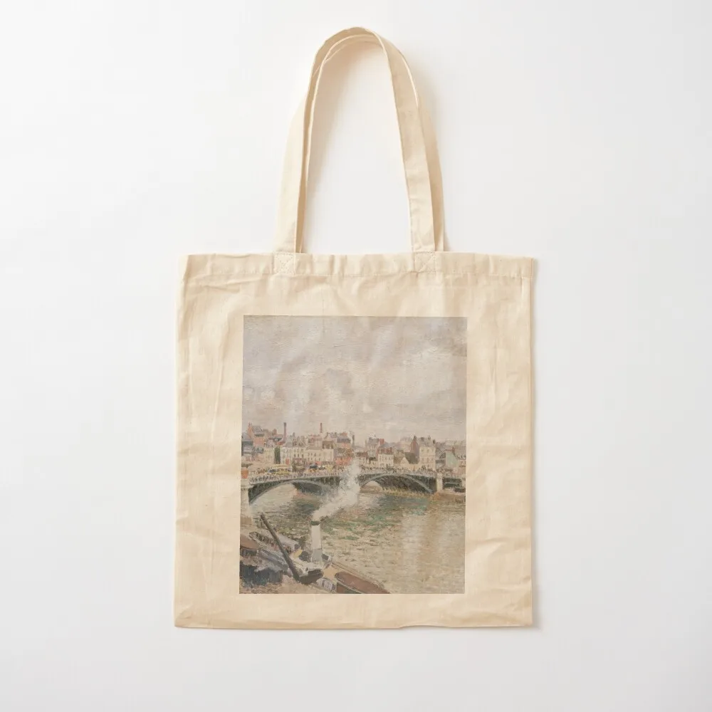 

Camille Pissarro - Morning, An Overcast Day, Rouen (Matin, temps gris, Rouen) 1896 Tote Bag