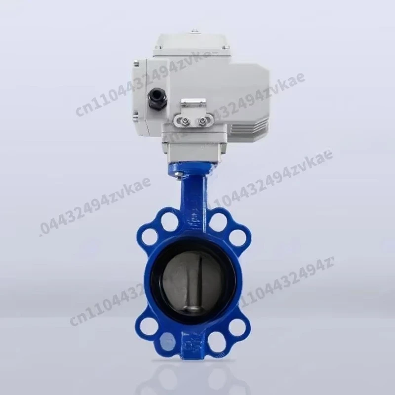 Valve Actuator Valve DN50 65 80 200Electric Flange Butterfly Valve D971X-16 Clamp Soft Seal Water