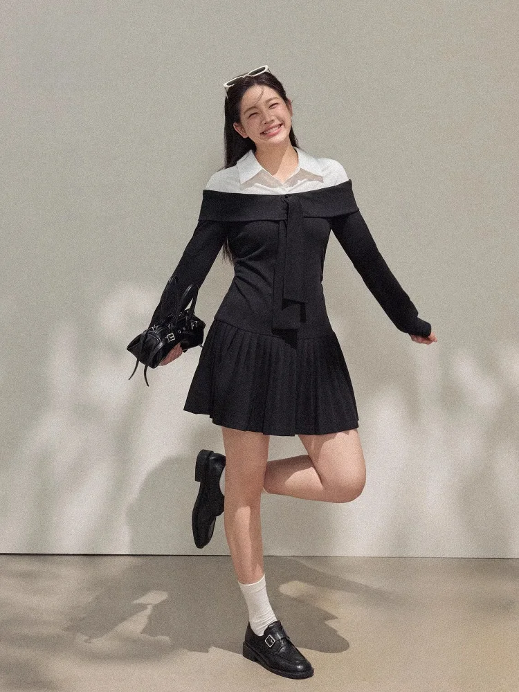 

Осенняя новинка: женское длинное платье большого размера с эффектом похудения, высокой талией и А-образным силуэтом, для повседневной носки.