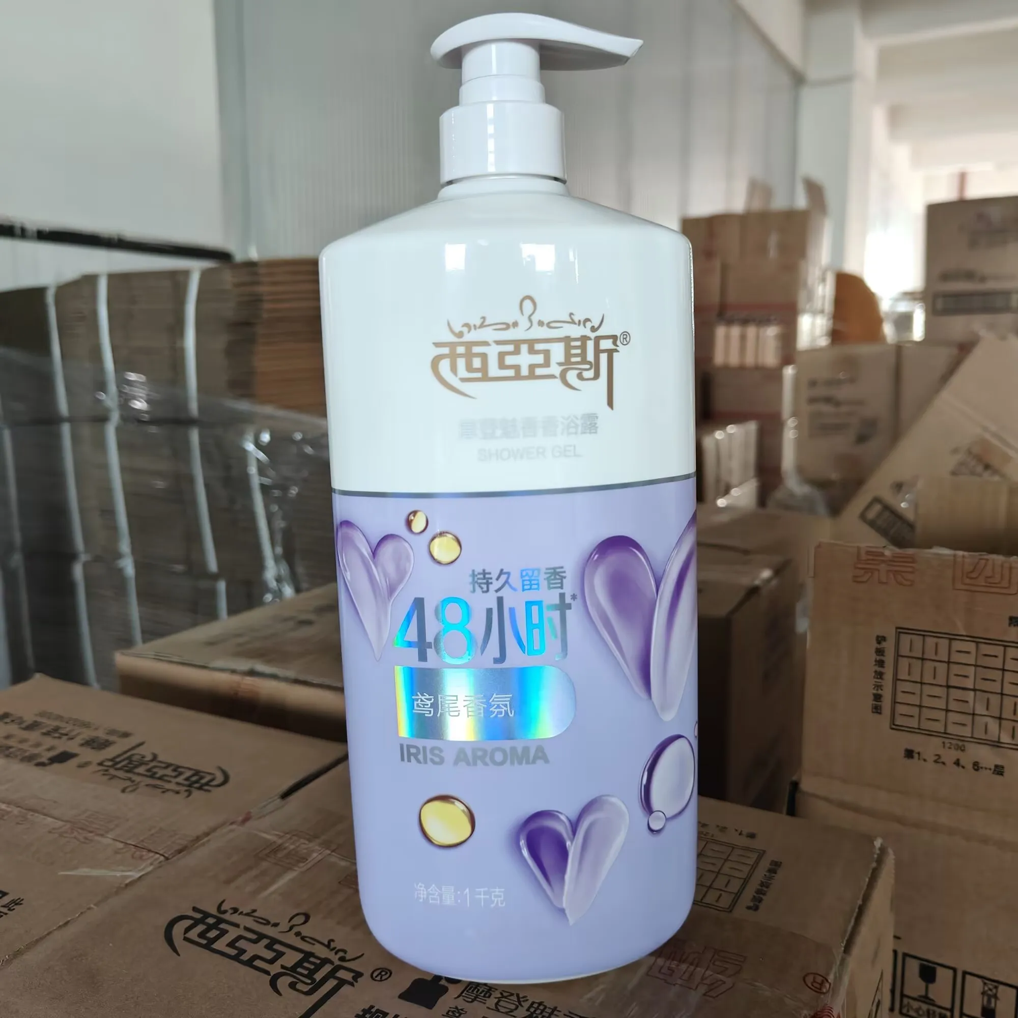 1000ml-perfume-shower-gel-romantic-encounter-modern-floral-sweet-scent-long-lasting-fragrance-body-wash-deep-cleansing-bath-gel