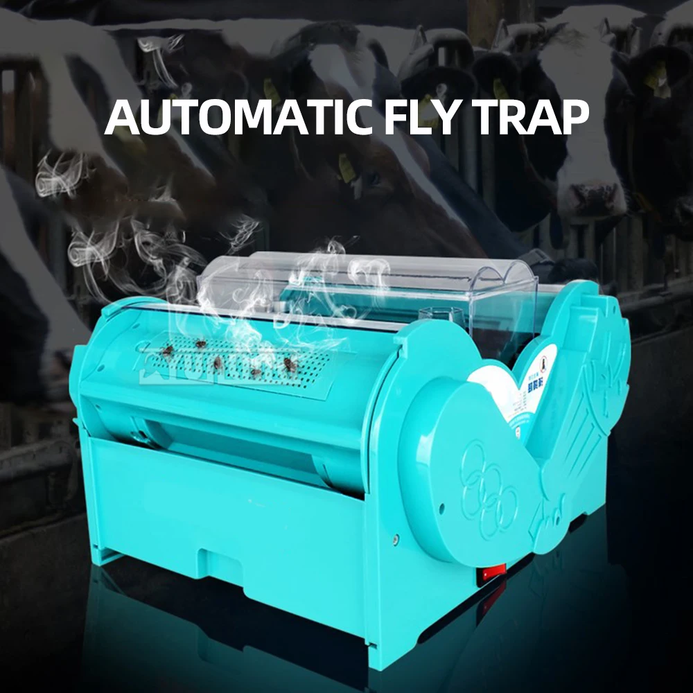 Flytrap Automatic Pest Catcher Flies Killer Electric Physical Fly Trap Kitchen  restaurant Device Insect Pest Reject Control Cat