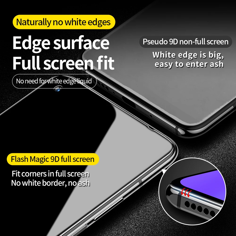 SmartDevil Screen Protector for Xiaomi Mi 12T 10T Pro Lite 11T 9T Tempered Glass Anti-fingerprint Full Cover HD Anti Blue Ray