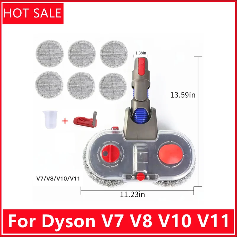 

For Dyson V7 V8 V10 V11 Replaceable Parts with Water Tank Set Mop for Dyson Electric Mopping Vacuum Brush Cleaner Cleaning Cloth