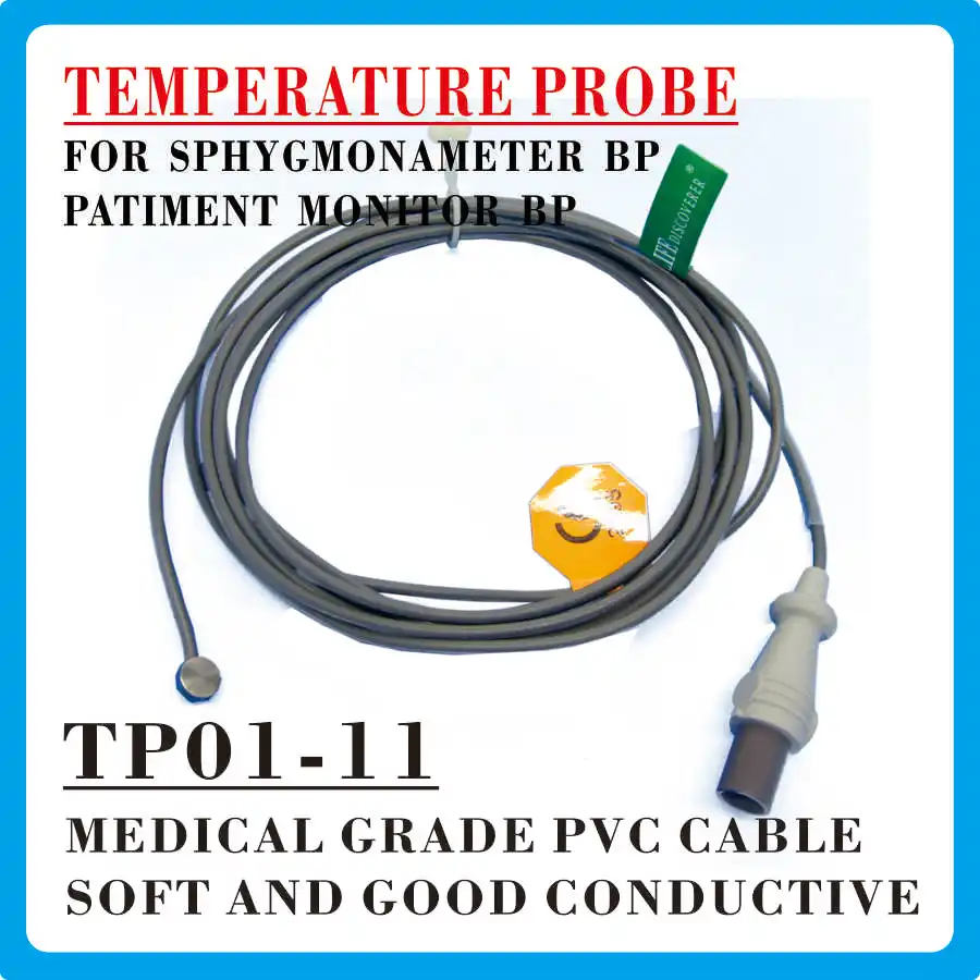 factory supplier Adult skin temperature probe for Comen c60 2pin