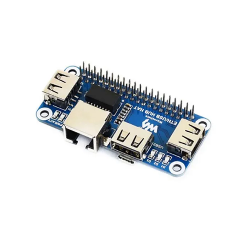 Raspberry Pi Zero W USB Hub Hat with RJ45 Ethernet Port for RPI zeroW/WH /2B/3B/3B /4B