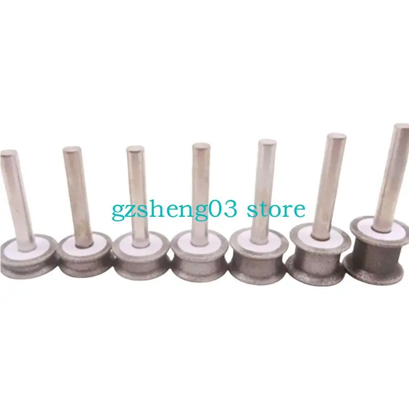 

U75C 2-12mm Concave Diamonds Grinding Wheel For Precise Glass Polishing 6mm Shank