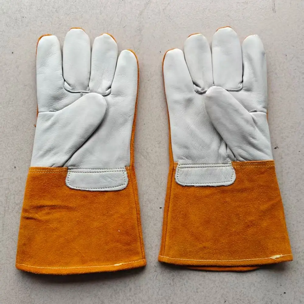 Long-sleeved Thorn Proof Gardening Gloves Adjustable Cuff Safety Labor Protection Glovess Thickened Anti-slip