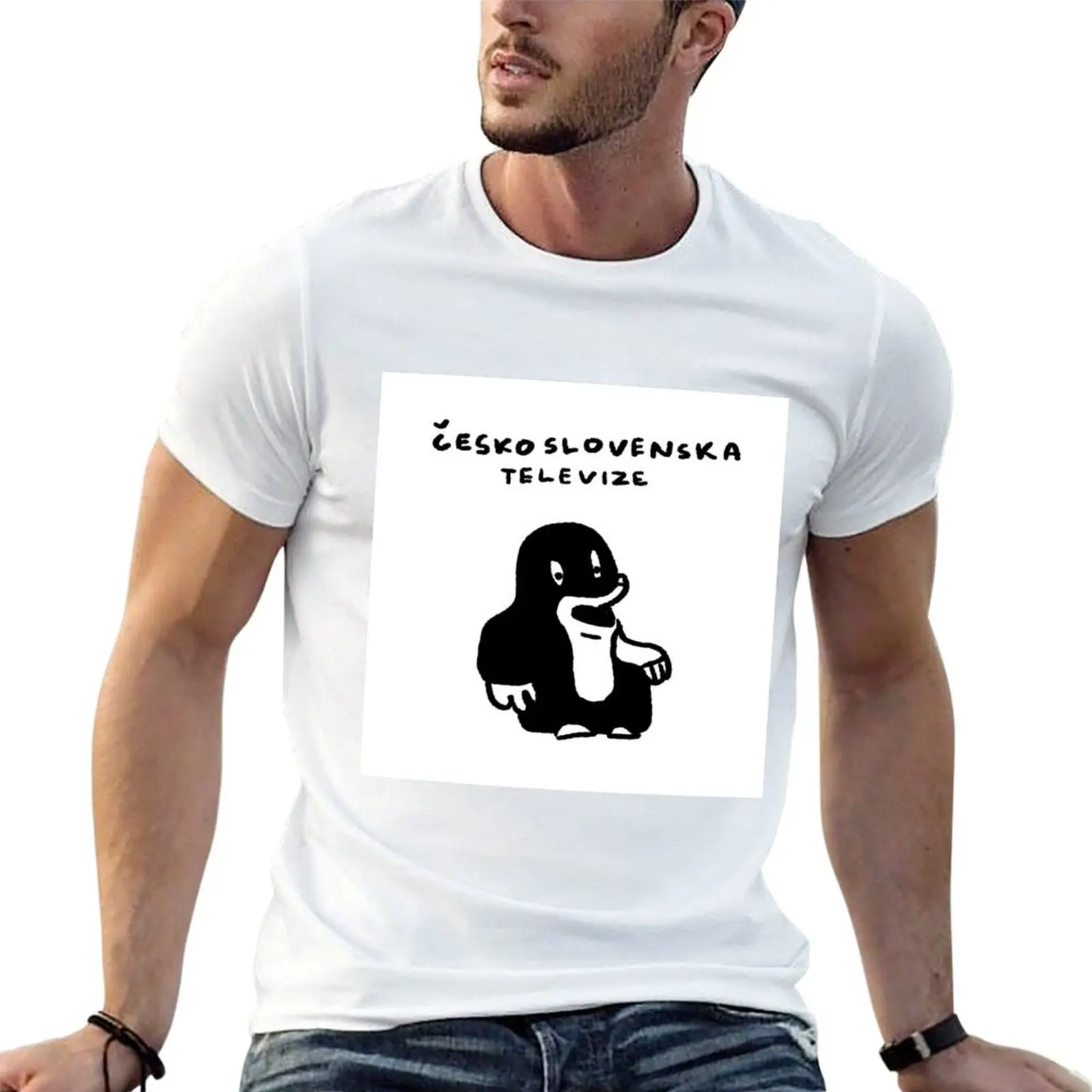 

Ceskoslovenska Televize T-Shirt black cotton t-shirt plain for man package t shirt man designer man t shirt graphic T-shirt