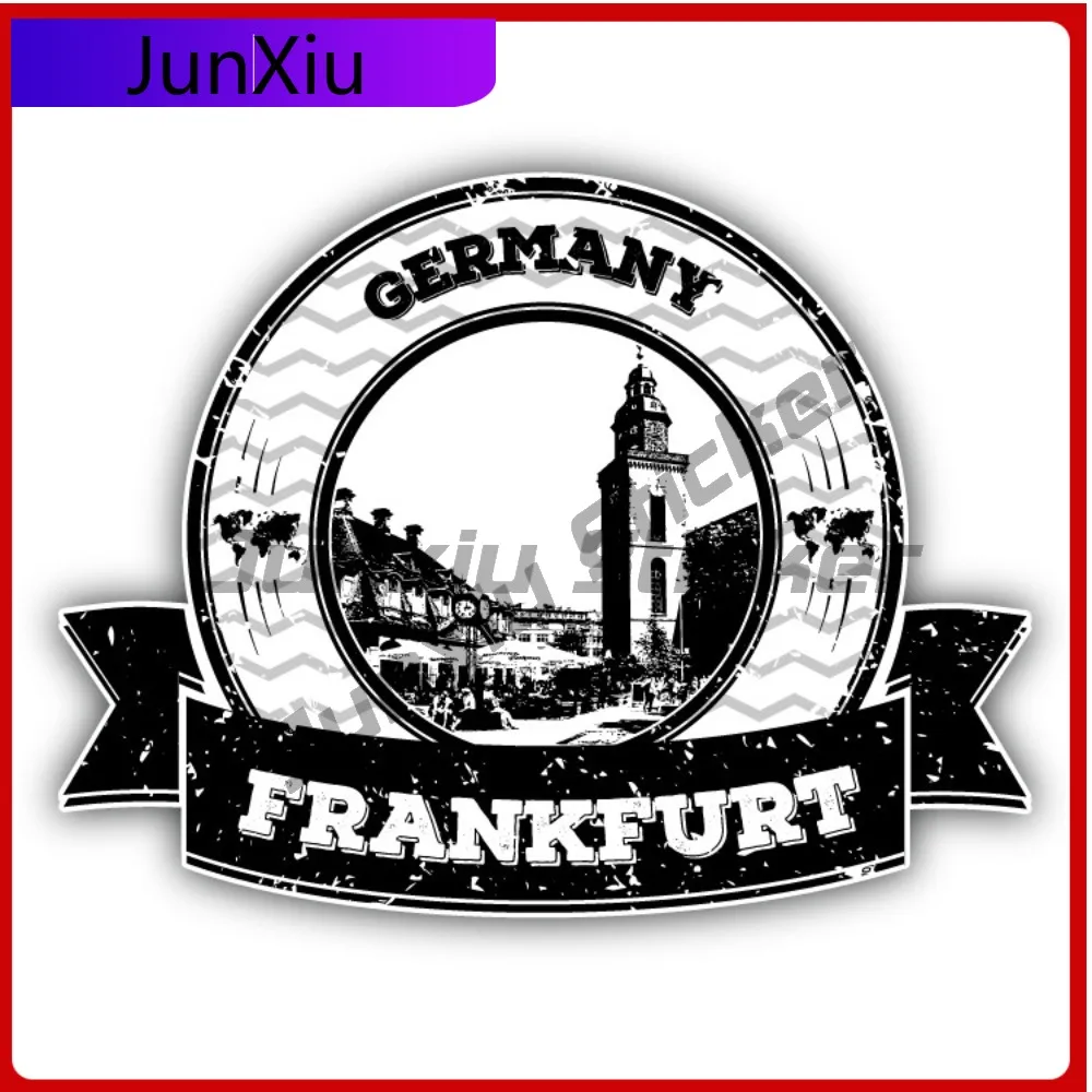 

Ethiopia Germany Creative Sticker Stamp Travel Car Decal Bumper Stickers For Cars Anime Style Car Use Auto Styling Accessory