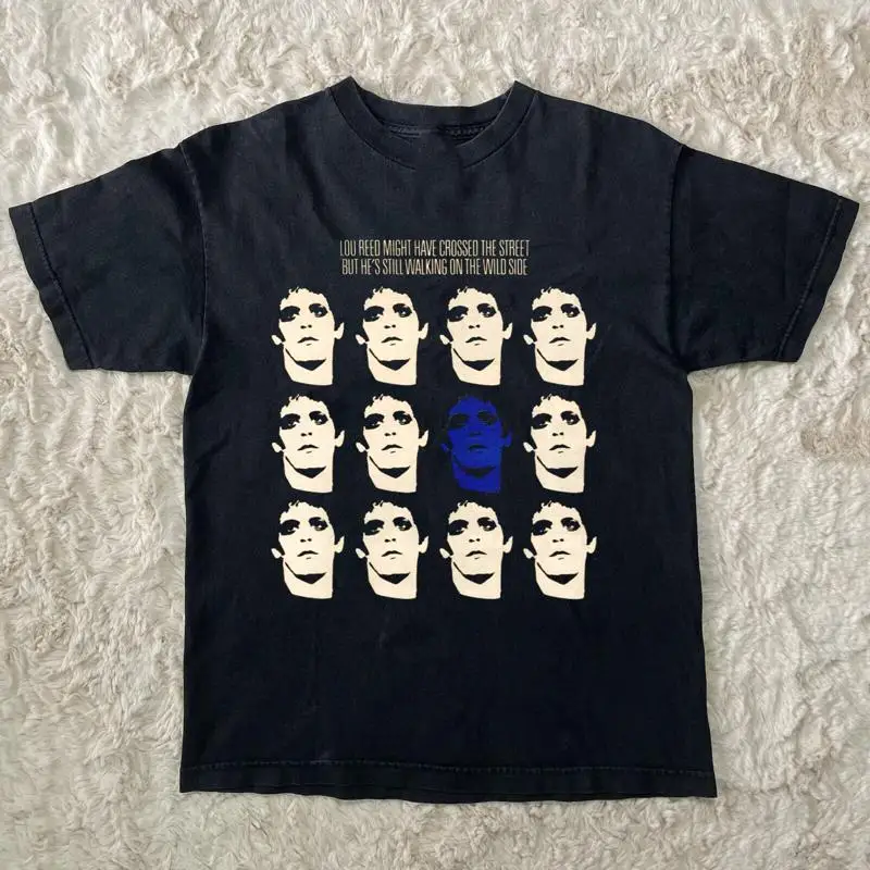 تي شيرت Lou Reed Éì The Motorcycle Boy الجديد باللون الأسود بجميع المقاسات