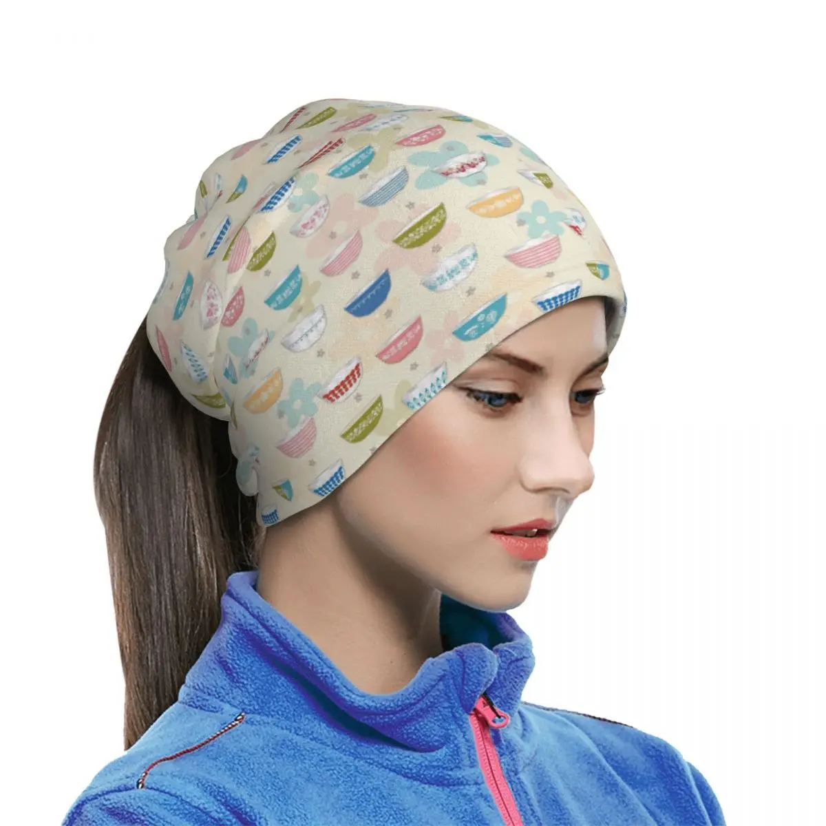 Vintage Pyrex Bowls Collection Bandana Neck Gaiter Printed Face Scarf Multi-use Face Mask For Men Women Adult Washable