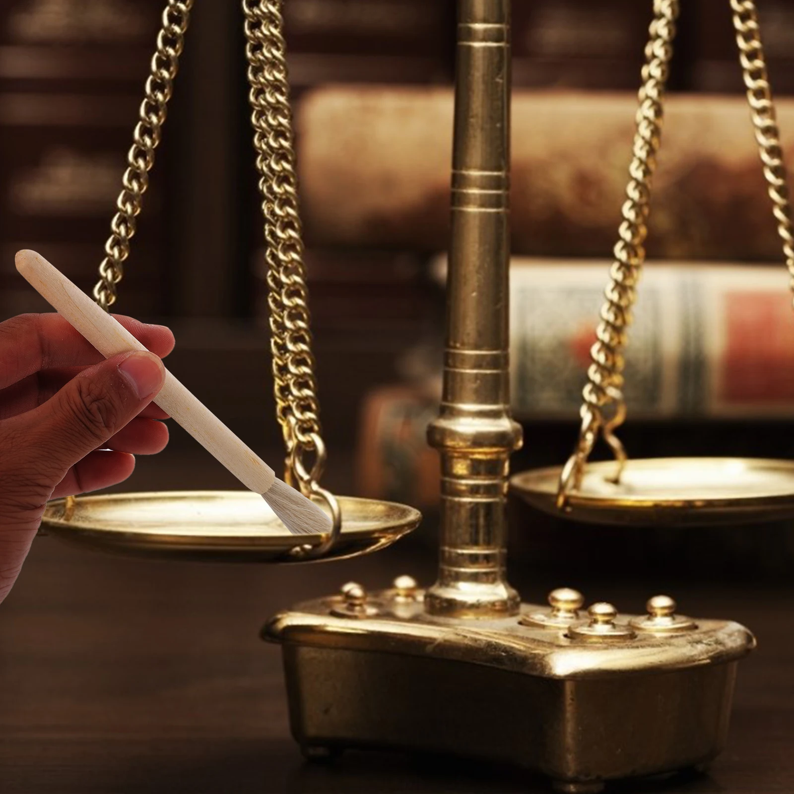 

5pcs Lab Long Handle Reusable Fine Bristles All-Around Clean Smooth Surface Easy Laboratory