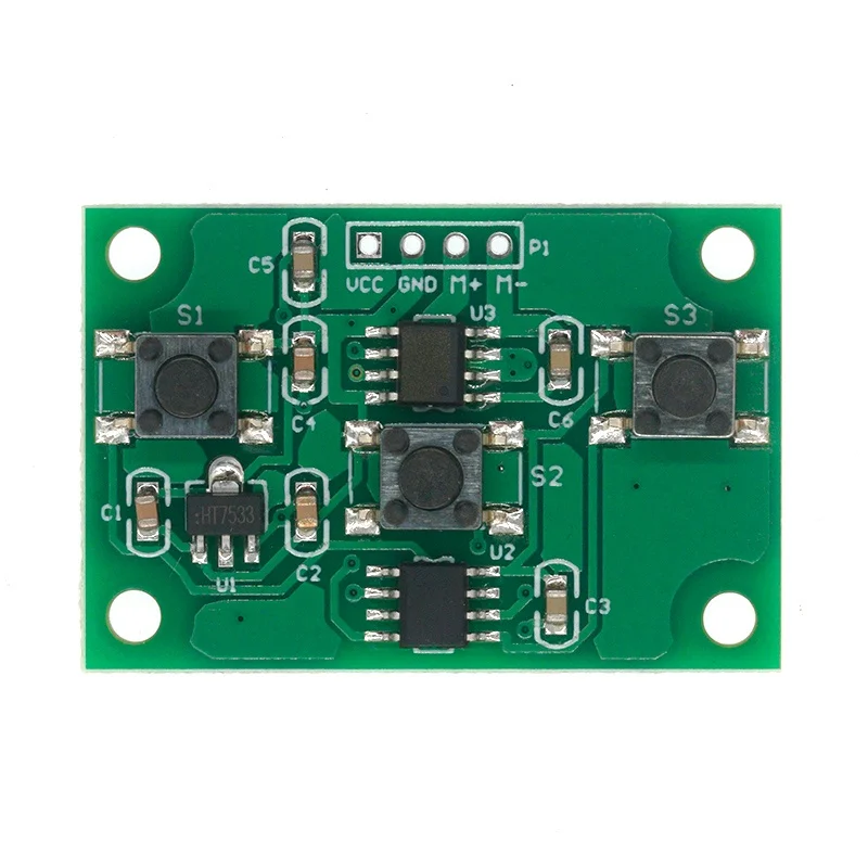 Self-locking two-way wire control module motor forward and reverse control bistable switch DIY two-channel motor drive
