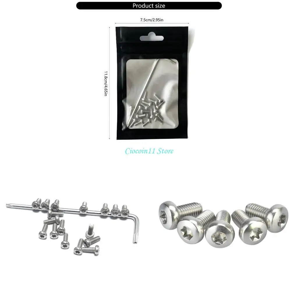 

Y1UB Защитный нижний корпус аккумуляторного корпуса металлический винт, подходящий для технического обслуживания M365 Electric с