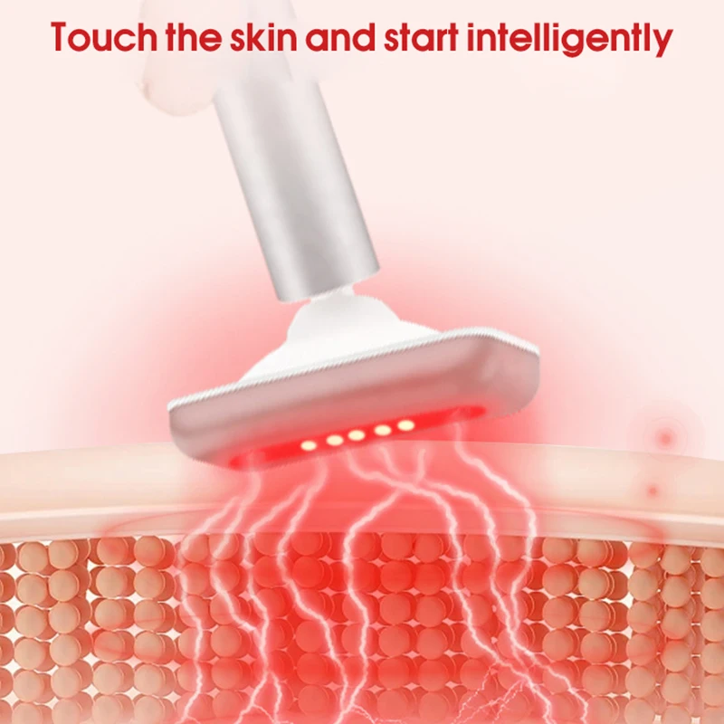 EMS Oogmassage-instrument Microstroom Verwarming Trillingen Nek Anti-aging Rimpel Gezichtslift Massage-instrument Gezichtsbehandeling