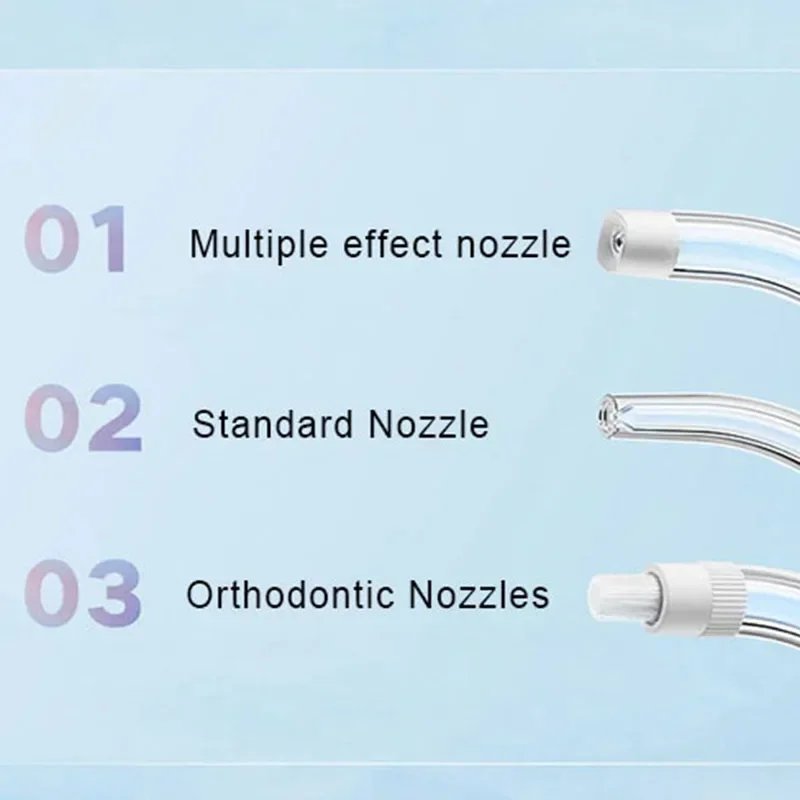 Xiaomi Mijia الكهربائية عن طريق الفم الري F300 الأسنان المياه النفاثة المحمولة قوية اختيار جهاز تنظيف الأسنان تبييض الأسنان الأنظف تنظيف الفم