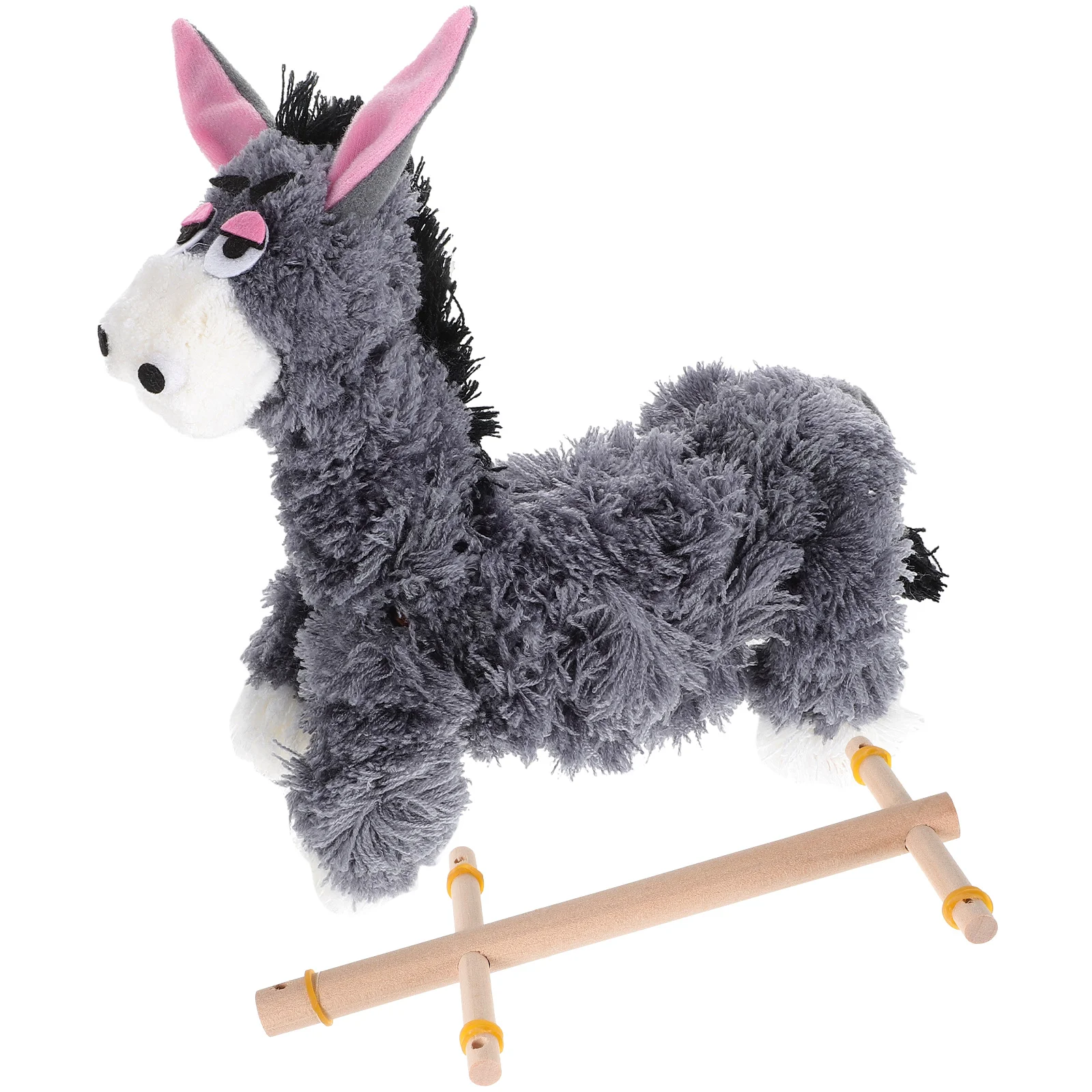 Toys Donkey Marionette Interactive Plush Marionettes Puppet Animals Grey Parent-child