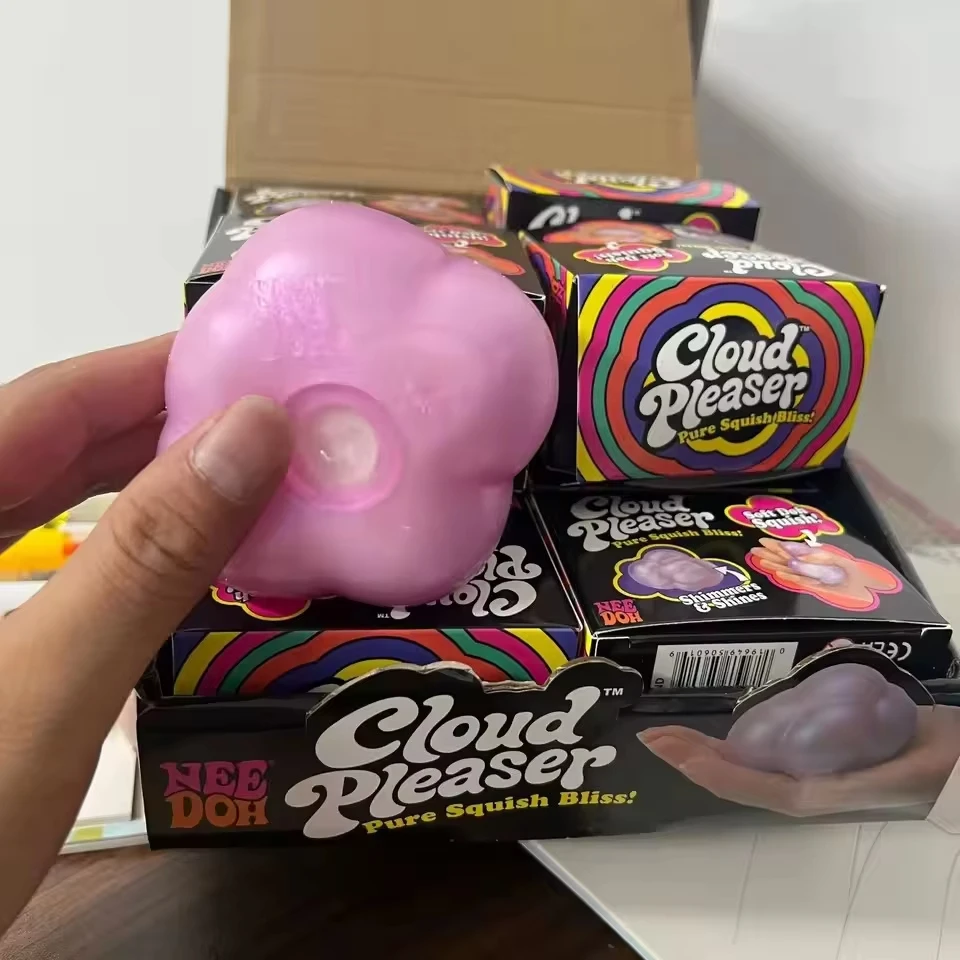 Cloud Pleaser Slow Rising Squishy Stress Relief Squishy Cube Anti-Anxiety Squeeze Object For Focus ADHD Population.