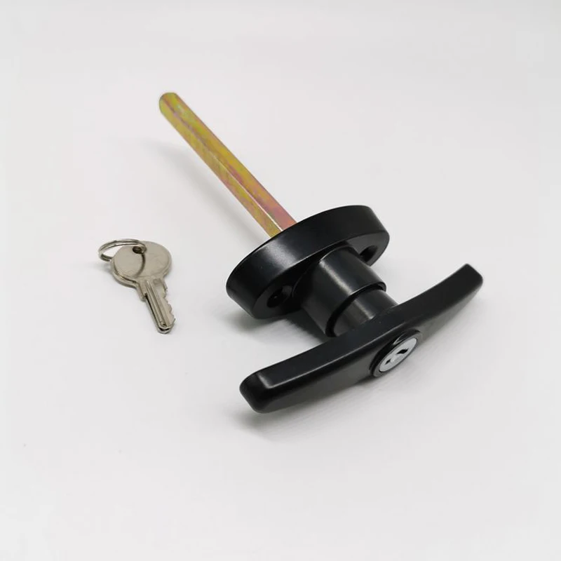 Steel Bolt Free Wing Shaped Handle Lock, T-Shaped Handle Lock Electrical Cabinet Door Lock Chassis Cabinet Door Handle