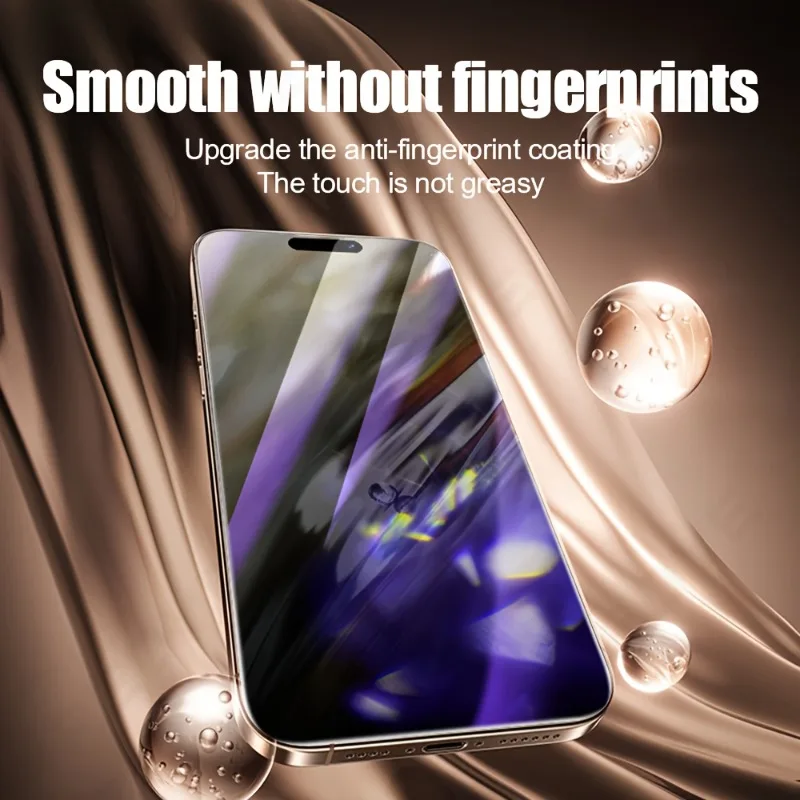 4 قطع واقي شاشة مضاد للضوء الأزرق للخصوصية متوافق مع iPhone 17 16 15 14 13 12 11Pro Max X XR XS MAX، 9H من الزجاج المقسى #2