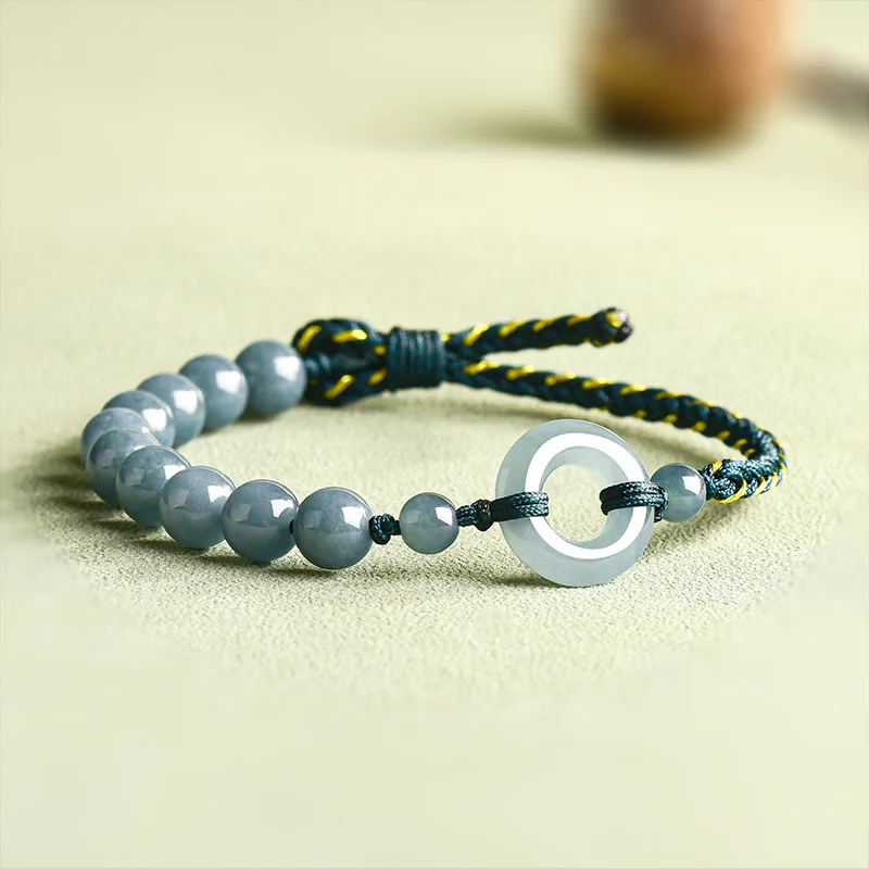 

A Myanmar Jadeite Ring Bracelet Bangle Designer Fashion Accessories Natural Burmese Jade Gifts for Women Luxury Stone