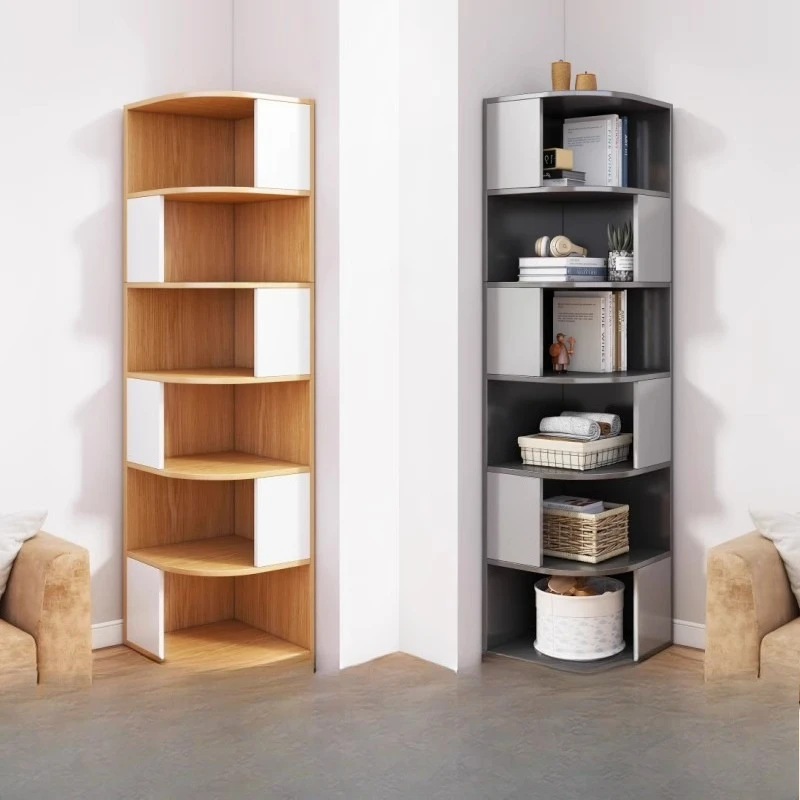 

Corner cabinet, corner rack, narrow slit, triangular storage, corner cabinet against the wall, small narrow cabinet