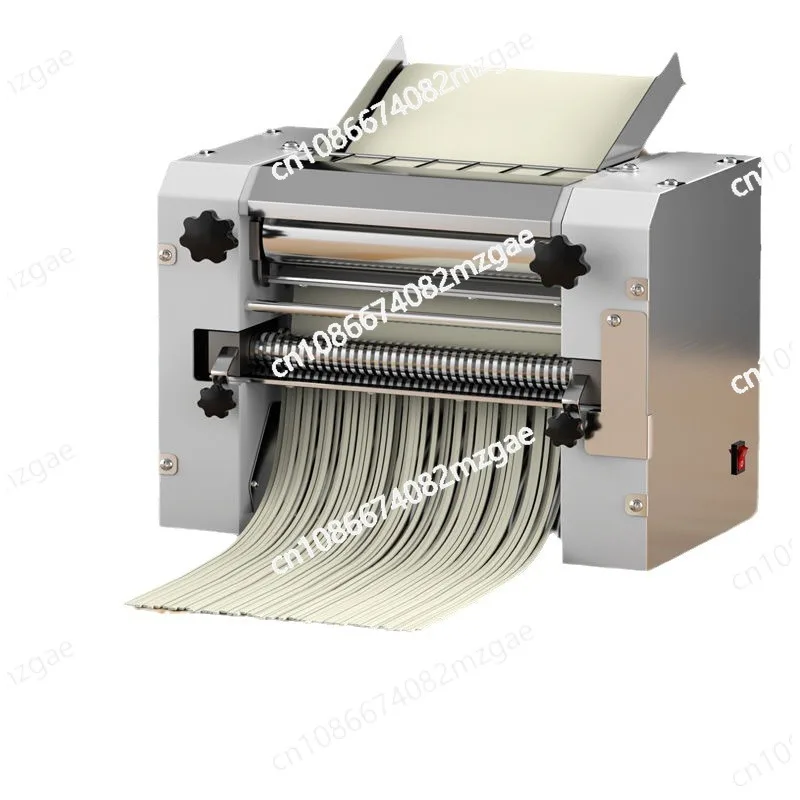 Commercial Electric Noodles Machine Stainless Steel Desktop Spaghetti Dough Press Sheeter Roller Kneading Pasta Maker110V/220V