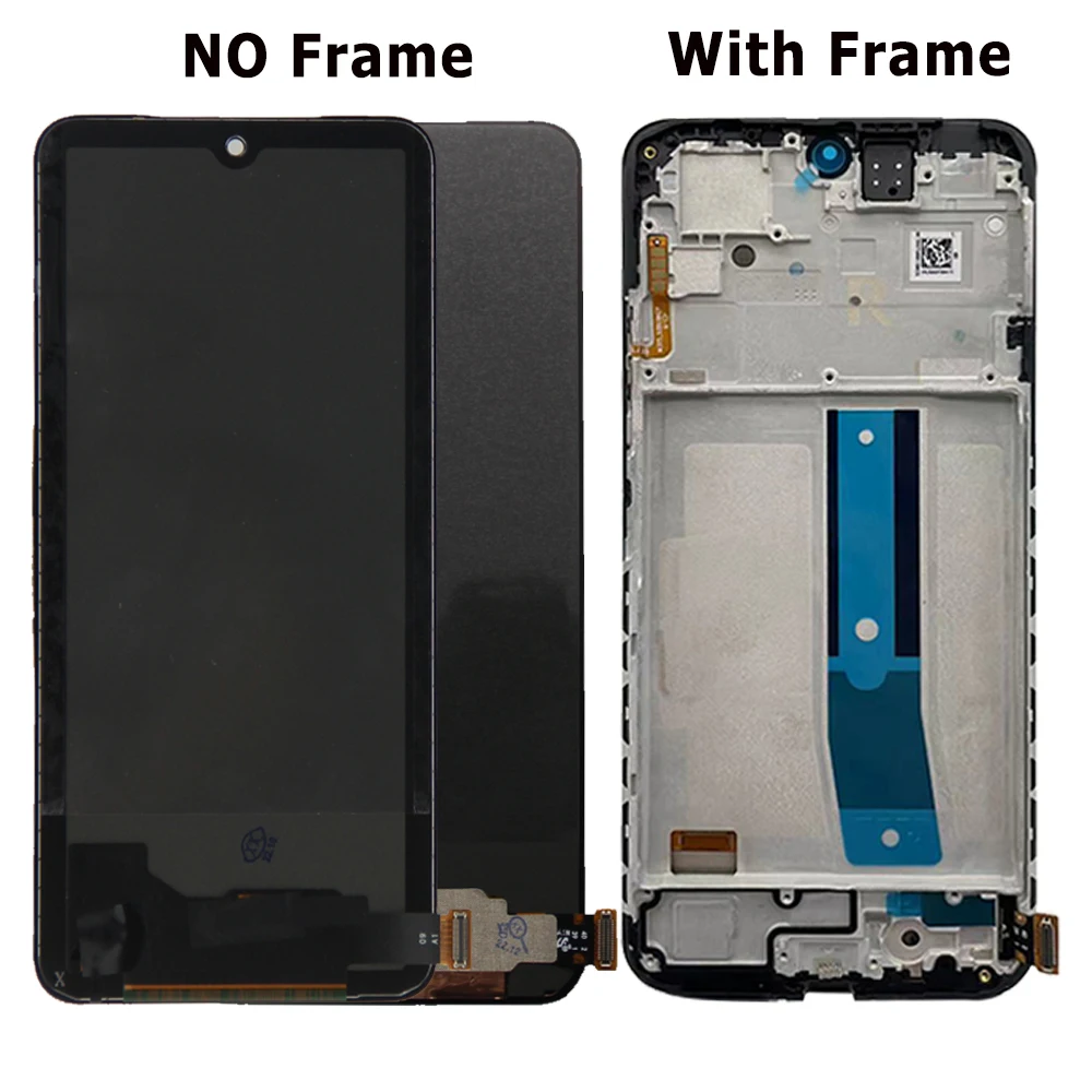NEW AMOLED For Xiaomi Redmi Note 12S LCD 2303CRA44A Display Touch Screen Digitizer Assembly Replacement Parts For Redmi Note 12S
