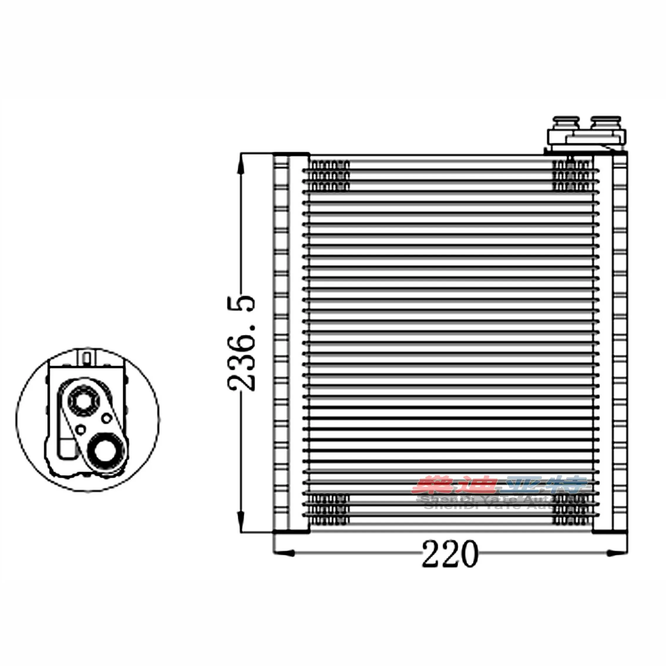 AC Evaporator Core for Honda Freed Fit Jazz II GD GE3 GE2 01-08 80210SAAE01 4476008120