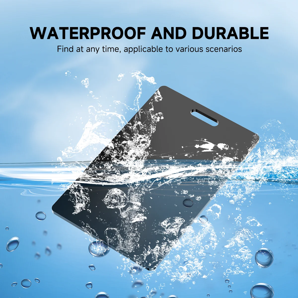 Smart Air Tag Card GPS Tracker, Carteira sem fio Tracking Card, Key Finder, Funciona com a Apple Encontrar, Meu Anti-Lost