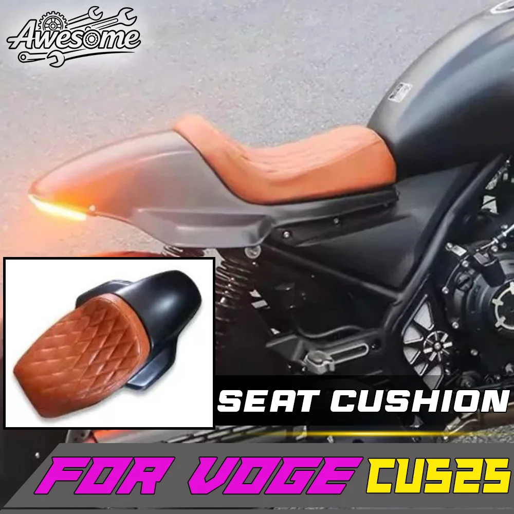 Modified short tail rear fender single seat cushion for fit VOGE CU525 525 CU cu 525