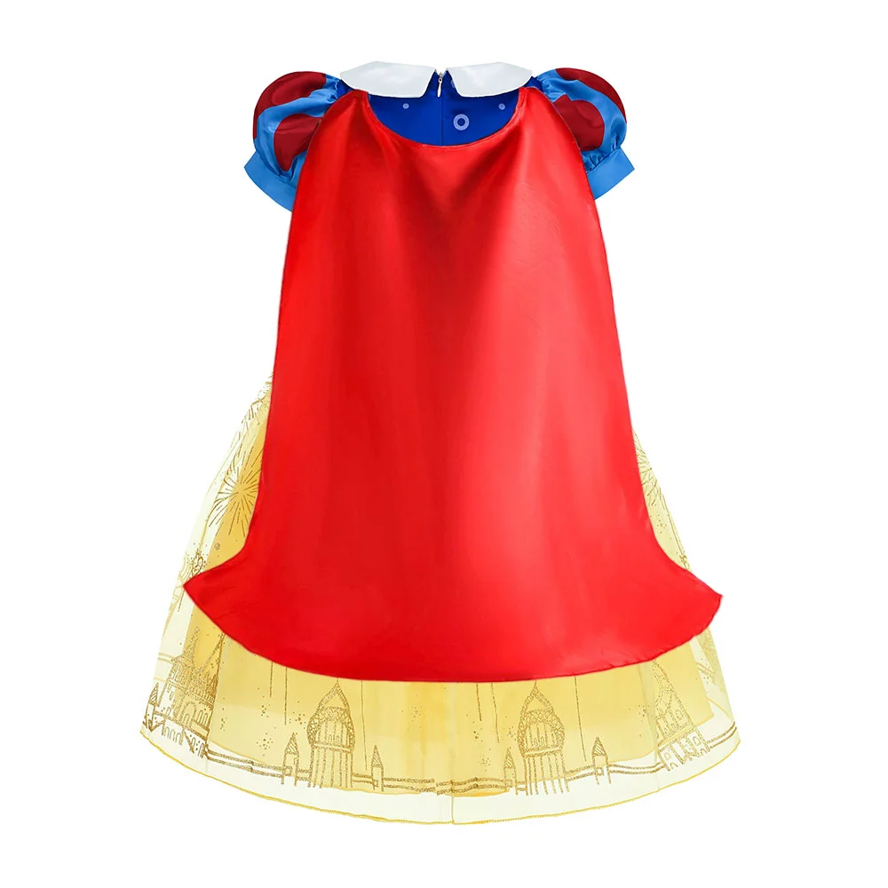 Mädchen Exquisites Prinzessinnen-Ballkleid, Schneewittchen-Kostüm für Kinder, Geburtstagsparty-Tutu-Kleid 2026, Halloween Grünes Elfen-Fee-Outfit – Detail 13