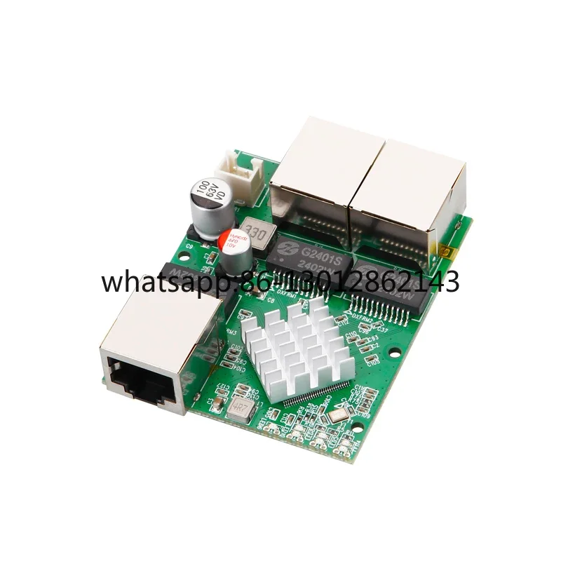 3 ports full gigabit micro switch module Ethernet port PCB board display port video transmission main board