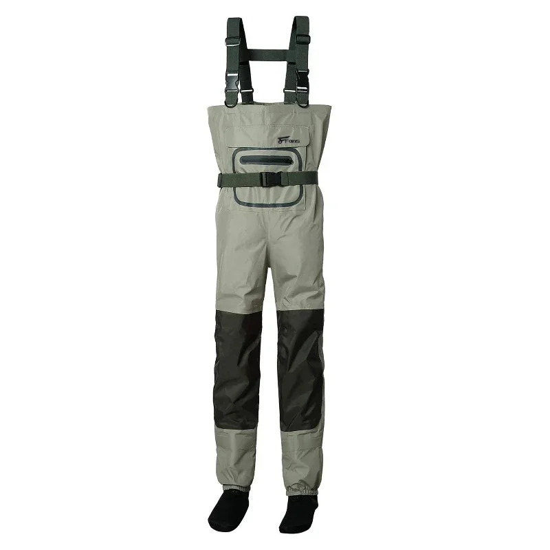 Adult waterproof breathable cloth half-body one-piece launching pants